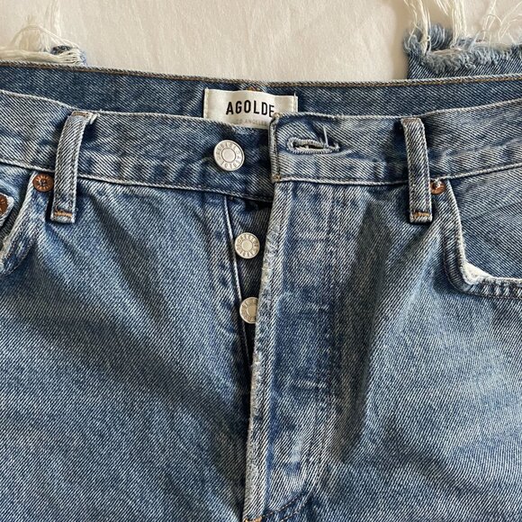 AGOLDE Riley High Rise Straight Jeans - Picture 2 of 7